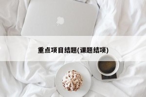 重点项目结题(课题结项)